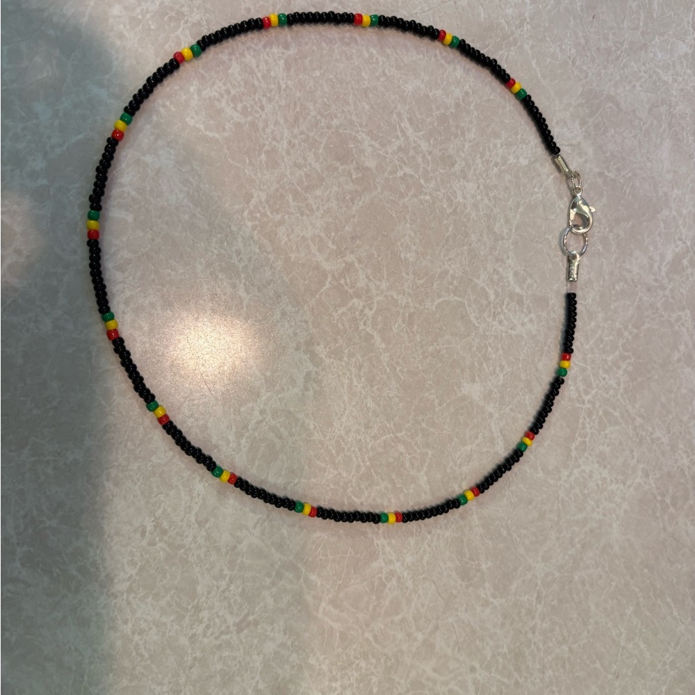 Seed bead necklace